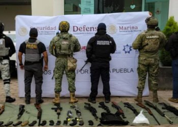 Coordinación interinstitucional permite asegurar inmueble con armamento y drogas