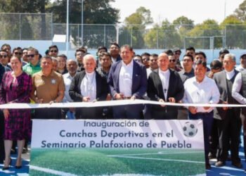 Gobierno Estatal impulsa deporte y Obra Comunitaria en Seminario Palafoxiano