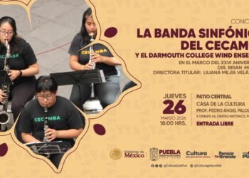Banda Sinfónica del CECAMBA realizará concierto con el Dartmouth College Wind Ensemble