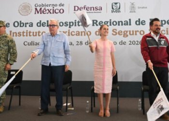 Presidenta da banderazo de salida a construcción del Hospital Regional de Especialidades del IMSS en beneficio de 762 mil derechohabientes