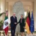 Presidenta Claudia Sheinbaum recibe a su homólogo de la República Federal de Alemania, Frank-Walter Steinmeier, en el Museo Maya de Cancún