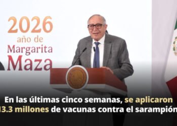 Brote de sarampión en México muestra tendencia a la baja gracias a la vacunación