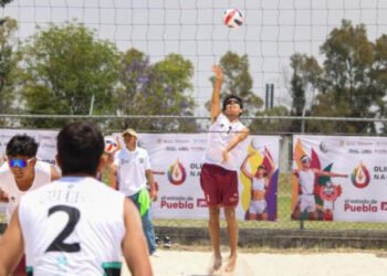 Puebla recibe voleibol de playa en el marco de la Olimpiada Nacional