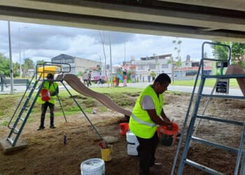 Fortalece Gobierno de Pepe Chedraui mantenimiento al mobiliario urbano para espacios dignos