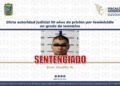Dicta autoridad judicial 30 años de prisión por feminicidio en grado de tentativa