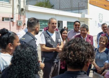 Supervisa Pepe Chedraui rehabilitación vial en San Baltazar Campeche