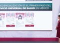Presidenta anuncia decreto para crear el Servicio Universal de Salud; del 13 al 30 de abril inicia credencialización de personas de 85 años