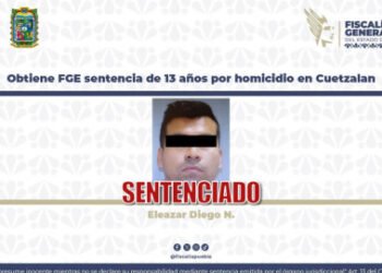 Obtiene FGE sentencia de 13 años por homicidio en Cuetzalan