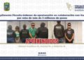 Cumplimenta Fiscalía órdenes de aprehensión en colaboración con Oaxaca por robo de más de 3 millones de pesos