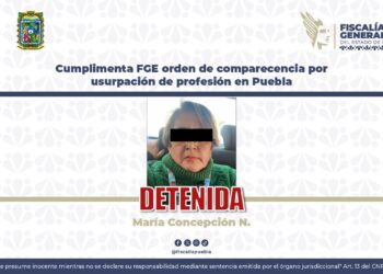 Cumplimenta FGE orden de comparecencia por usurpación de profesión en Puebla