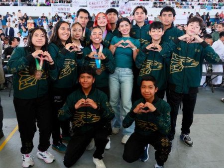Gobierno del Estado posiciona a Puebla como epicentro del deporte con encuentro de karate do