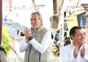 Arranca Pepe Chedraui trabajos de rehabilitación vial en la Junta Auxiliar de San Felipe Hueyotlipan