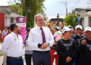 Arranca Pepe Chedraui obras de pavimentación en la colonia Ampliación Constitución Mexicana