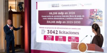 Son obras que generan transformaciones: Presidenta; este año se beneficiará a 327 mil personas con construcción de caminos artesanales
