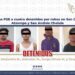 Investiga FGE a cuatro detenidos por robos en San Gregorio Atzompa y San Andrés Cholula