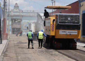 Inicia gobierno estatal rehabilitación de la Calle 4 Oriente en la capital poblana