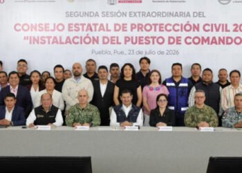 Gobierno Federal y Estatal instalan Primer Puesto de Mando de Protección Civil