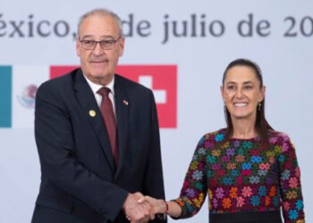 Vamos a seguir ampliando y diversificando nuestras relaciones: Presidenta tras reunión con el Presidente de Suiza, Guy Parmelin
