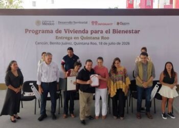 Los gobiernos deben ser facilitadores para la felicidad del pueblo: Presidenta encabeza entrega de vivienda en Cancún, Quintana Roo