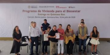 Los gobiernos deben ser facilitadores para la felicidad del pueblo: Presidenta encabeza entrega de vivienda en Cancún, Quintana Roo
