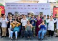 Feria de Paz acerca salud gratuita a familias de la Sierra Norte.