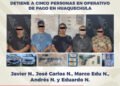 Rescata FGE a víctima de secuestro y detiene a cinco personas en operativo de pago en Huaquechula
