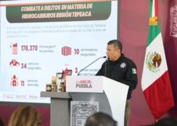 Gobierno Estatal refuerza combate a la extorsión y delitos en Puebla.