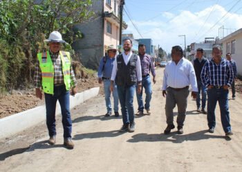 Avanza Gobierno de Pepe Chedraui con trabajos de rehabilitación vial en San Sebastián de Aparicio
