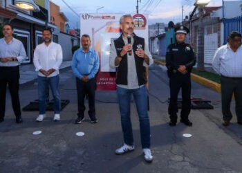 Con Puebla Brilla, Gobierno de Pepe Chedraui moderniza al 100 por ciento alumbrado público en Galaxia Bosques de Amalucan