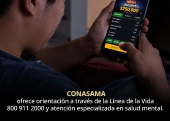 CONASAMA llama a prevenir el trastorno por juegos de apuestas mediante información y atención oportuna