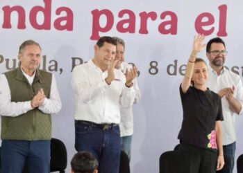 Claudia Sheinbaum cumple al mil por ciento con Puebla: Armenta Mier.