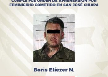 Cumple FGE orden de aprehensión por feminicidio cometido en San José Chiapa