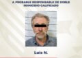 Aprehende FGE en el Estado de México a probable responsable de doble homicidio calificado