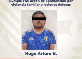 Cumple FGE orden de aprehensión por violencia familiar y lesiones dolosas