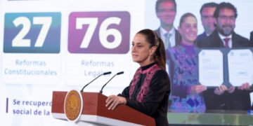 Presidenta resalta aprobación de 27 reformas constitucionales y 76 legales que recuperan el sentido social y la soberanía en la Constitución