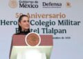 El Colegio Militar forma mujeres y hombres dispuestos a servir a su pueblo y a defender siempre la independencia y soberanía: presidenta