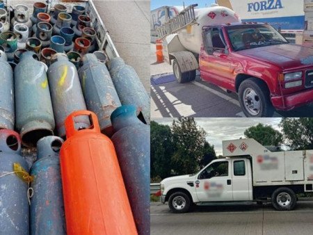 Vigilancia en carreteras permite recuperar más de 4 mil litros de gas LP