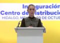 Claudia Sheinbaum inaugura el primer centro de distribución robótico de Mercado Libre en Hidalgo como parte del Plan México
