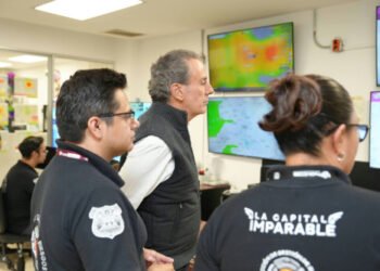 Supervisa Pepe Chedraui labores de monitoreo y alertamiento ante fenómenos de riesgo